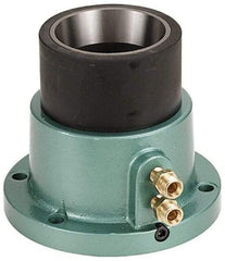 Eagle Rock - Series 5C Step, 2" Collet Capacity, Horizontal Standard Collet Holding Fixture - Air Activated, 5-1/2" Base Diam Width, 4-3/4" High - Apex Tool & Supply