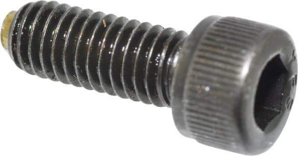 Made in USA - #10-32 UNF Hex Socket Drive, Socket Cap Screw - Alloy Steel, Black Oxide Finish, Fully Threaded, 1/2" Length Under Head - Apex Tool & Supply