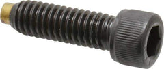 Made in USA - 5/16-18 UNC Hex Socket Drive, Socket Cap Screw - Alloy Steel, Black Oxide Finish, Fully Threaded, 1" Length Under Head - Apex Tool & Supply