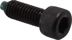 Made in USA - #10-32 UNF Hex Socket Drive, Socket Cap Screw - Alloy Steel, Black Oxide Finish, Fully Threaded, 1/2" Length Under Head - Apex Tool & Supply