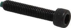 Made in USA - #10-32 UNF Hex Socket Drive, Socket Cap Screw - Alloy Steel, Black Oxide Finish, Fully Threaded, 3/4" Length Under Head - Apex Tool & Supply