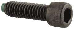 Made in USA - 5/16-18 UNC Hex Socket Drive, Socket Cap Screw - Alloy Steel, Black Oxide Finish, Fully Threaded, 1" Length Under Head - Apex Tool & Supply
