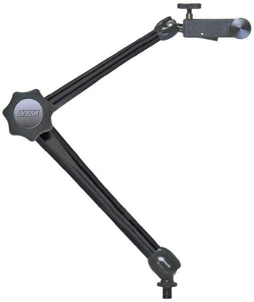 Noga - Fine Adjustment Indicator Positioner & Holder - 12-1/2 Inch Overall Length - Apex Tool & Supply