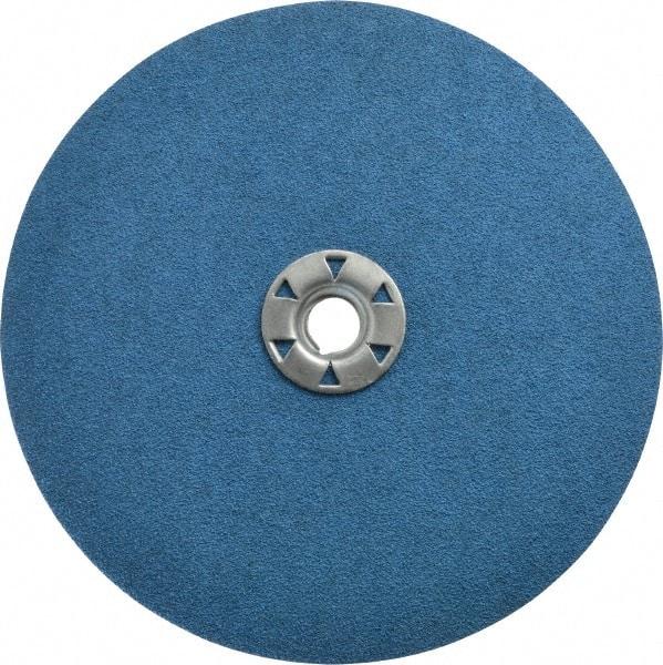 Norton - 7" Diam 60 Grit Fiber Disc - Medium Grade, Zirconia Alumina, Series F826 - Apex Tool & Supply
