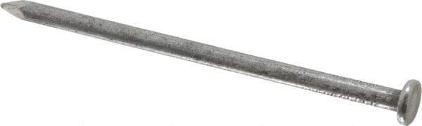 Value Collection - 20D, 6 Gauge, 4" OAL Common Nails - Ring Shank, Grade 2 Steel, Bright Finish - Apex Tool & Supply