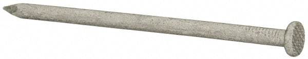 Value Collection - 20D, 6 Gauge, 4" OAL Common Nails - Ring Shank, Grade 2 Steel, Galvanized Finish - Apex Tool & Supply