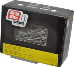 Value Collection - 4D, 15 Gauge, 1-1/2" OAL Finishing Nails - Smooth Shank, Grade 2 Steel, Bright Finish - Apex Tool & Supply