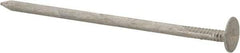 Value Collection - 11 Gauge, 3" OAL Roofing Nails - Ring Shank, Grade 2 Steel, Galvanized Finish - Apex Tool & Supply