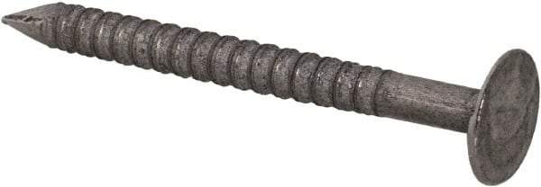 Value Collection - 13 Gauge, 1-1/4" OAL Underlayment Nails - Annular Thread Shank, Grade 2 Steel, Uncoated - Apex Tool & Supply