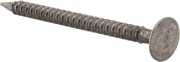 Value Collection - 13 Gauge, 1-1/2" OAL Underlayment Nails - Annular Thread Shank, Grade 2 Steel, Uncoated - Apex Tool & Supply