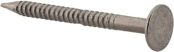 Value Collection - 13 Gauge, 1-1/4" OAL Underlayment Nails - Annular Thread Shank, Grade 2 Steel, Uncoated - Apex Tool & Supply