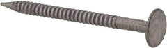 Value Collection - 13 Gauge, 1-1/2" OAL Underlayment Nails - Annular Thread Shank, Grade 2 Steel, Uncoated - Apex Tool & Supply
