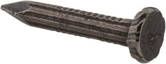 Value Collection - 9 Gauge, 1" OAL Masonry Nails - Fluted Shank, Grade 2 Steel, Uncoated - Apex Tool & Supply