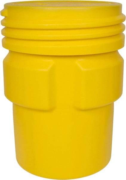 Eagle - 95 Gallon Closure Capacity, Screw On Closure, Yellow Overpack - 55 Gallon Container, Polyethylene, 660 Lb. Capacity, UN 1H2/X300/S Listing - Apex Tool & Supply