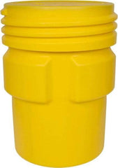 Eagle - 95 Gallon Closure Capacity, Screw On Closure, Yellow Overpack - 55 Gallon Container, Polyethylene, 660 Lb. Capacity, UN 1H2/X300/S Listing - Apex Tool & Supply