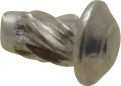 Value Collection - #0 Round Head Sheet Metal Screw - Stainless Steel, 1/8" Length Under Head, ASME B18.6.3 & ASME B18.6.4, Grade 18-8 - Apex Tool & Supply