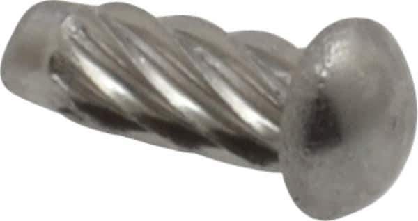 Value Collection - #2 Round Head Sheet Metal Screw - Stainless Steel, 1/4" Length Under Head, ASME B18.6.3 & ASME B18.6.4, Grade 18-8 - Apex Tool & Supply