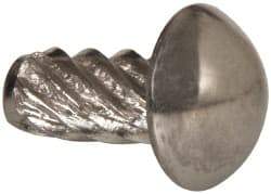 Value Collection - #4 Round Head Sheet Metal Screw - Stainless Steel, 1/4" Length Under Head, ASME B18.6.3 & ASME B18.6.4, Grade 18-8 - Apex Tool & Supply