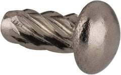 Value Collection - #6 Round Head Sheet Metal Screw - Stainless Steel, 5/16" Length Under Head, ASME B18.6.3 & ASME B18.6.4, Grade 18-8 - Apex Tool & Supply