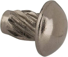 Value Collection - #8 Round Head Sheet Metal Screw - Stainless Steel, 1/4" Length Under Head, ASME B18.6.3 & ASME B18.6.4, Grade 18-8 - Apex Tool & Supply