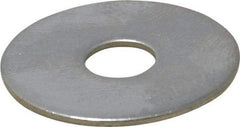Value Collection - 1/4" Screw, Grade 18-8 Stainless Steel Fender Flat Washer - 9/32" ID x 1" OD, 0.05" Thick - Apex Tool & Supply