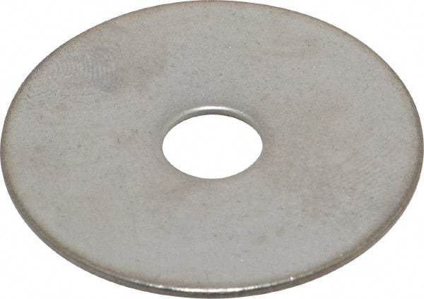 Value Collection - 5/16" Screw, Grade 18-8 Stainless Steel Fender Flat Washer - 11/32" ID x 1-1/2" OD, 0.06" Thick - Apex Tool & Supply