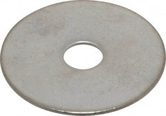 Value Collection - 5/16" Screw, Grade 18-8 Stainless Steel Fender Flat Washer - 11/32" ID x 1-1/2" OD, 0.06" Thick - Apex Tool & Supply