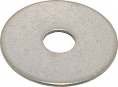 Value Collection - 3/8" Screw, Grade 18-8 Stainless Steel Fender Flat Washer - 13/32" ID x 1-1/2" OD, 0.06" Thick - Apex Tool & Supply