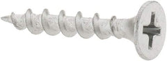 Value Collection - #6 Bugle Head, Phillips Steel Deck Screw - 1" OAL, Galvanized, Grade 2 - Apex Tool & Supply