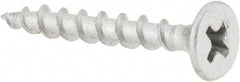 Value Collection - #6 Bugle Head, Phillips Steel Deck Screw - 1-1/4" OAL, Galvanized, Grade 2 - Apex Tool & Supply