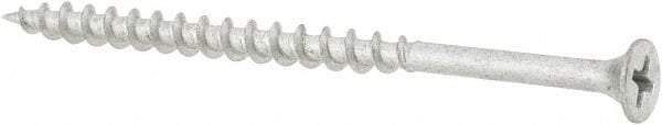 Value Collection - #8 Bugle Head, Phillips Steel Deck Screw - 3" OAL, Galvanized, Grade 2 - Apex Tool & Supply