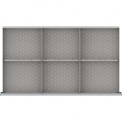 LISTA - 6-Compartment Drawer Divider Layout for 3.15" High Drawers - Apex Tool & Supply