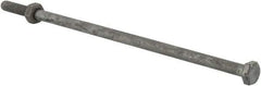 Value Collection - 1/4-20 Thread, 7" Length Under Head, Steel Hex Head Bolt - Hot Dipped Galvanized Coated, 7/16" Hex, ANSI/ASME B18.2.2 & ASME B18.2.1, Grade 2 - Apex Tool & Supply