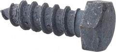 Value Collection - 3/8" Screw, 1-1/4" Length Under Head, Steel, Hex Head Lag Screw - Hot Dipped Galvanized, AISI 1006, ASME B18.2.1 Fastner, Grade 1006-1022 - Apex Tool & Supply