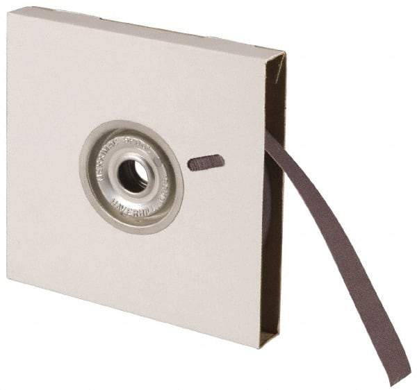 Norton - 1" x 10 Yd 240 Grit Aluminum Oxide Cloth Roll - Very Fine Grade, J Weighted Backing - Apex Tool & Supply