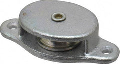 Value Collection - Single Side Side Mount Guidance Pulley - Sheave, 1-1/8 Inch Outside Diameter, Fibrous Rope, 1/4 Inch Diameter, 0.157 Inch to 0.168 Inch Mounting Hole Diameter Malleable Iron, Galvanized Finish - Apex Tool & Supply