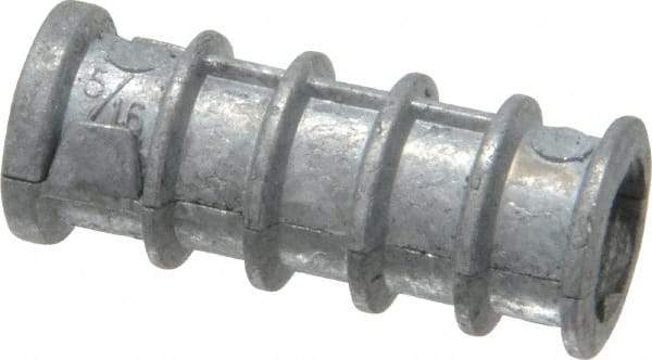 Value Collection - 5/16" Diam, 1/2" Drill, Lag Shield Concrete Anchor - Alloy Steel - Apex Tool & Supply