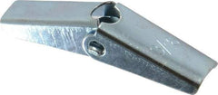 Value Collection - 3/16" Screw, 3/16" Diam, 3" Long, Toggle Bolt Drywall & Hollow Wall Anchor - 3/16" Drill, Zinc Plated, Steel, Use in Concrete, & Masonry, Hollow Tile, Plaster & Wallboard - Apex Tool & Supply
