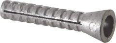 Value Collection - 1/4" Diam, 1/4" Drill, 1-1/2" OAL, 1" Min Embedment Plug Concrete Anchor - Lead Alloy - Apex Tool & Supply