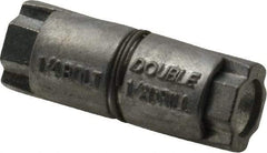 Value Collection - 1/4" Diam, 1/2" Drill, 1" OAL, Double Expansion Concrete Anchor - Zinc - Apex Tool & Supply