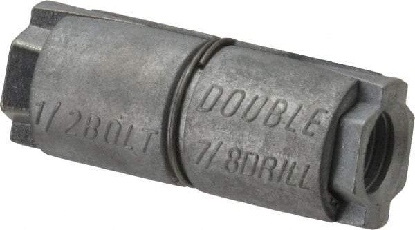 Value Collection - 1/2" Diam, 7/8" Drill, 2" OAL, 1" Min Embedment Double Expansion Concrete Anchor - Zinc - Apex Tool & Supply