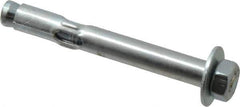 Value Collection - 5/16" Diam, 5/16" Drill, 2-1/2" OAL, Sleeve Concrete Anchor - Steel, Zinc-Plated Finish, Hex Nut Head, Hex Drive - Apex Tool & Supply