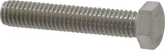 Value Collection - 3/8-16 UNC, 2" Length Under Head Hex Head Cap Screw - Fully Threaded, Grade 18-8 Stainless Steel, 9/16" Hex - Apex Tool & Supply