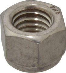 Value Collection - 1/2-13 UNC 18-8 Hex Lock Nut with Nylon Insert - 3/4" Width Across Flats, 39/64" High - Apex Tool & Supply