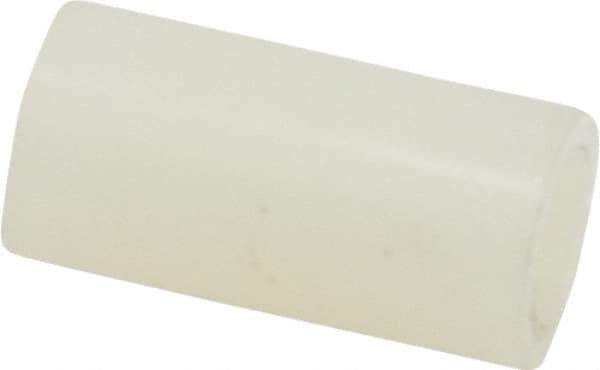 Made in USA - 0.14" ID x 1/4" OD, #6 Screw, Grade 6/6 Nylon Female Unthreaded Circuit Board Spacer - Round Body, 1/2" OAL - Apex Tool & Supply