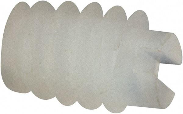 Made in USA - #4-40 UNC, 1/8" Length of Thread, Soft Tip Point Set Screw - Nylon - Apex Tool & Supply