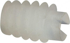 Made in USA - #4-40 UNC, 1/8" Length of Thread, Soft Tip Point Set Screw - Nylon - Apex Tool & Supply