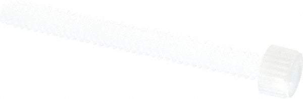 Made in USA - #4-40 UNC Hex Socket Drive, Socket Cap Screw - Grade 6/6 Nylon, Uncoated, Fully Threaded, 1" Length Under Head - Apex Tool & Supply