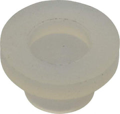 Made in USA - #8-32 UNC, 3/8" Length Under Head Slotted Drive Machine Screw - Fillister Head, Grade 6/6 Nylon, Uncoated, Without Washer - Apex Tool & Supply