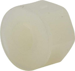 Made in USA - #4-40 UNC Hex Lock Nut with Nylon Insert - 1/4" Width Across Flats, 5.08mm High - Apex Tool & Supply